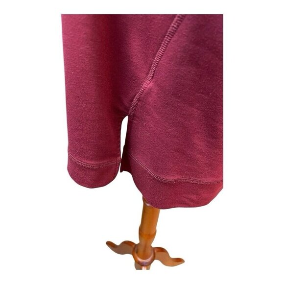 BCG Womens Split Shoulder Sweatshirt~Size Lrg~Deep Red Athletic Sporty Top L5 17 - Picture 8 of 13